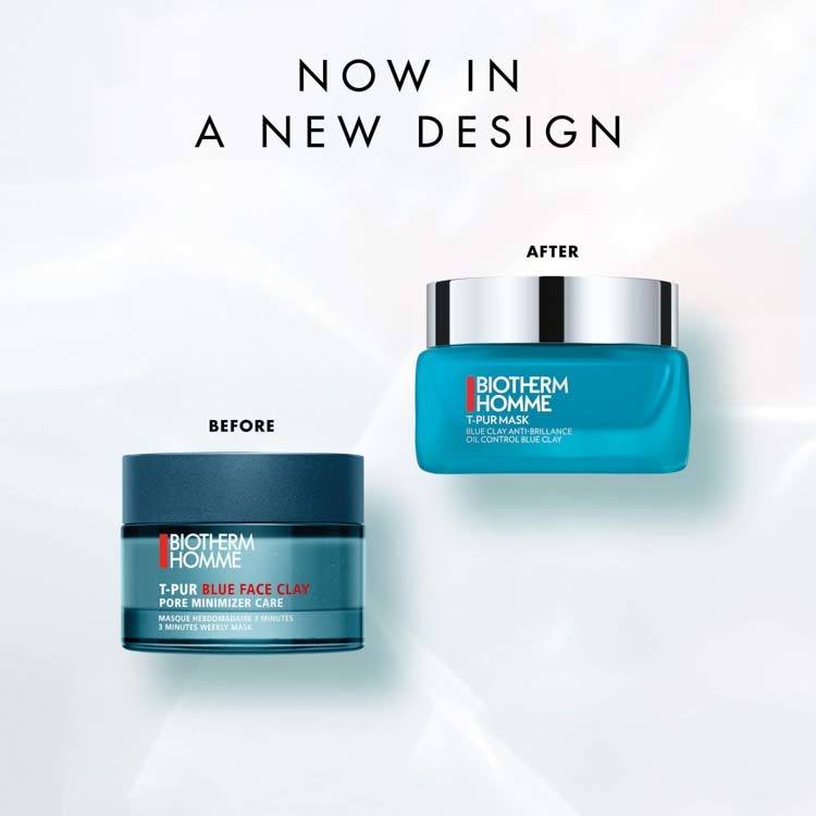 Biotherm Homme T-Pur Antipor Blueface Clay 50ml