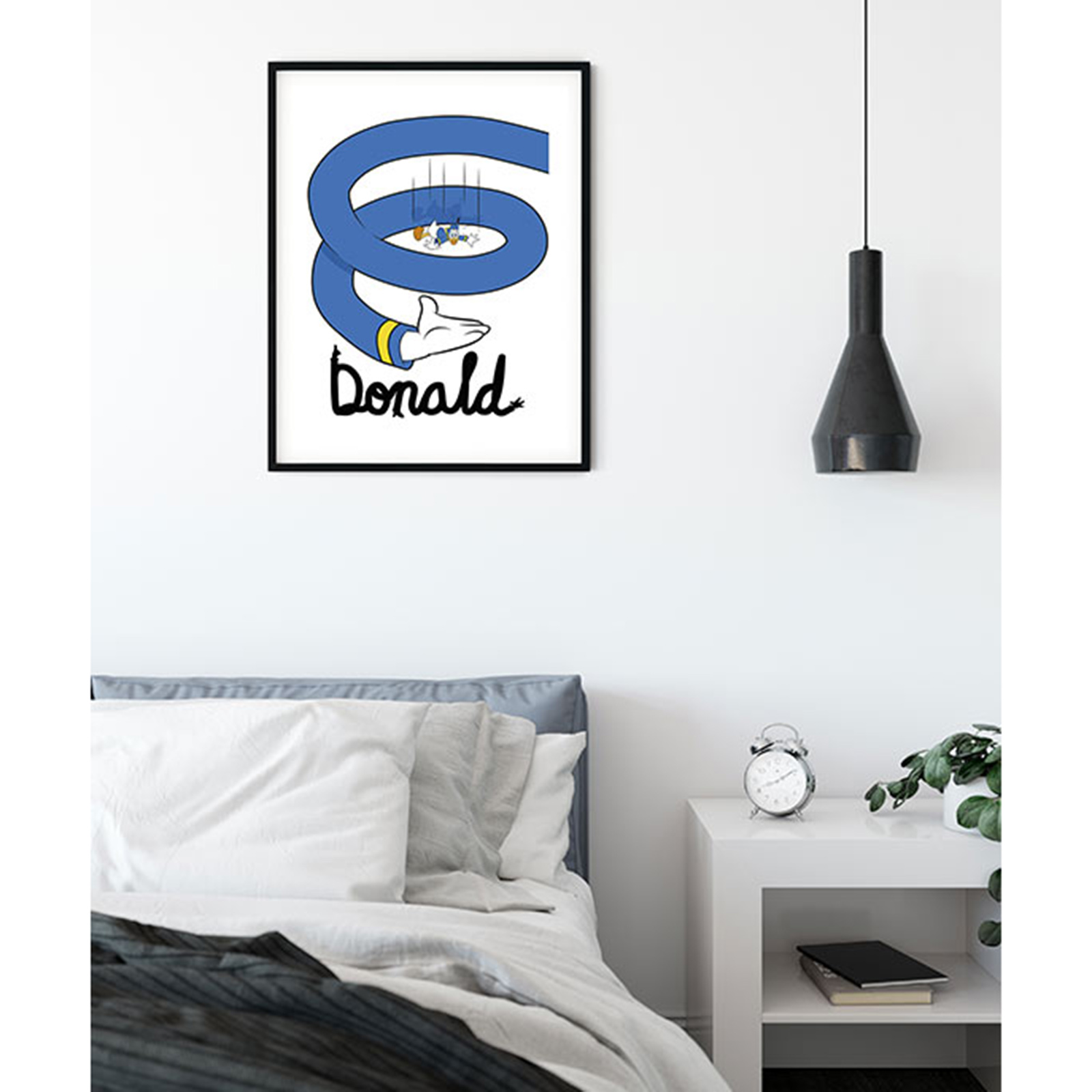 Wandbild DONALD DUCK SPIRAL - 50x70 cm