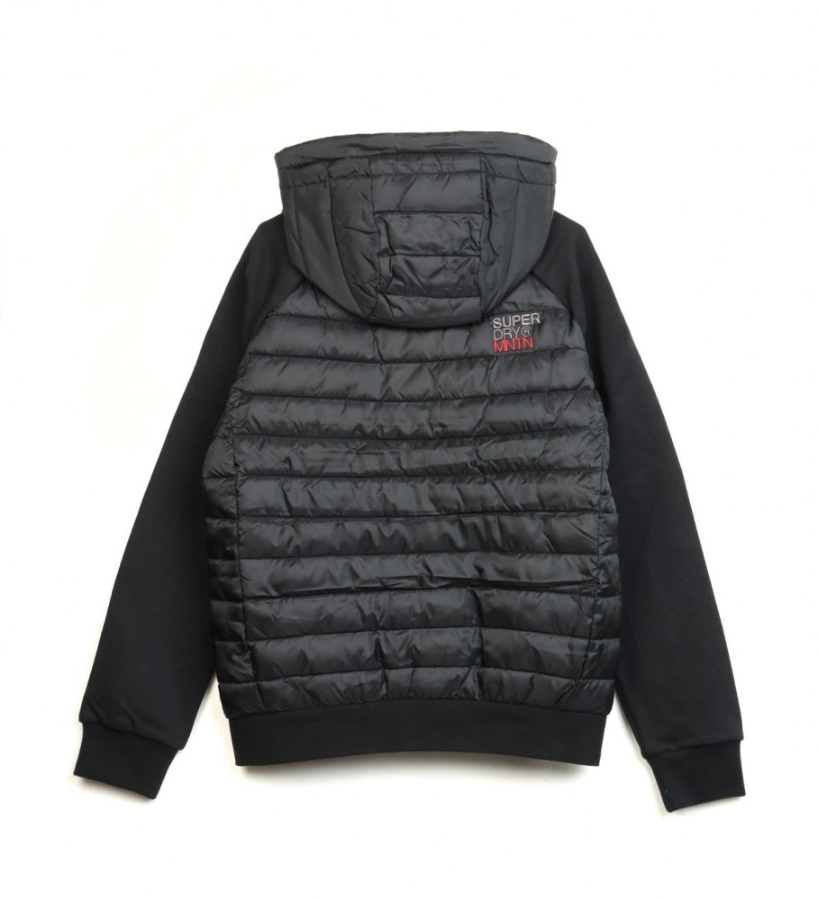 Jaqueta híbrida Superdry Storm preta
