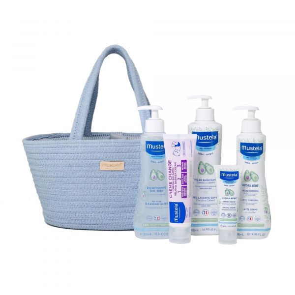 Mustela Bébé Cesta Essenciais Azul