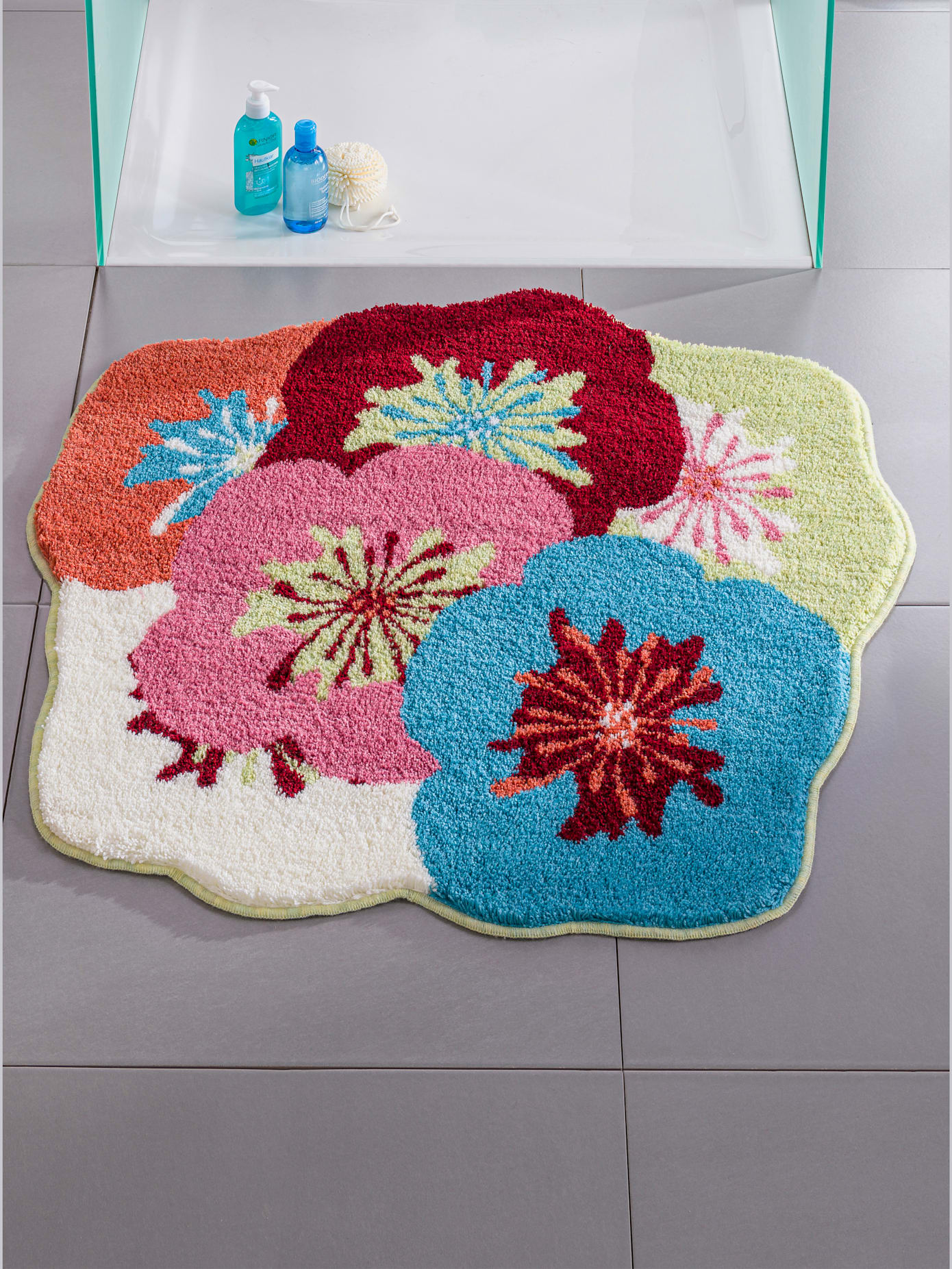 Tapis de bain acrylique facile d'entretien