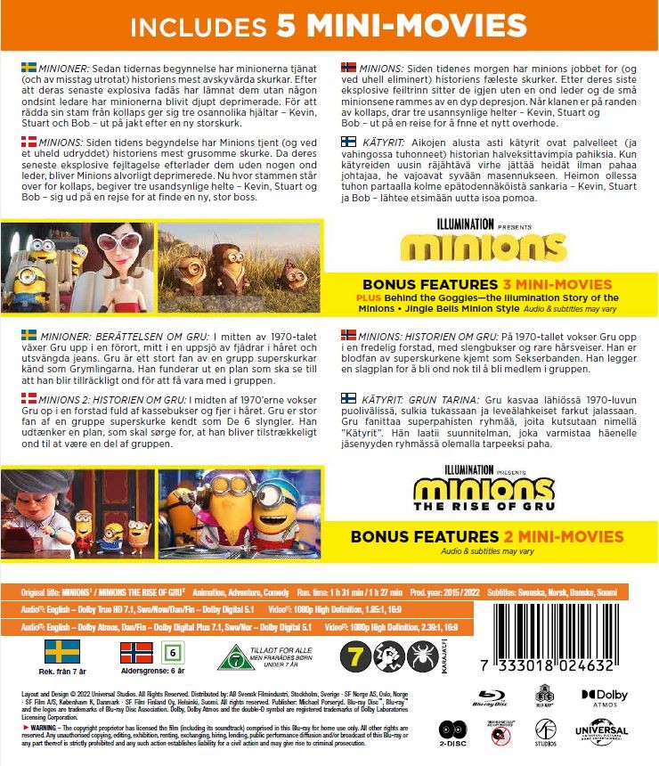 MINIONS 1&2