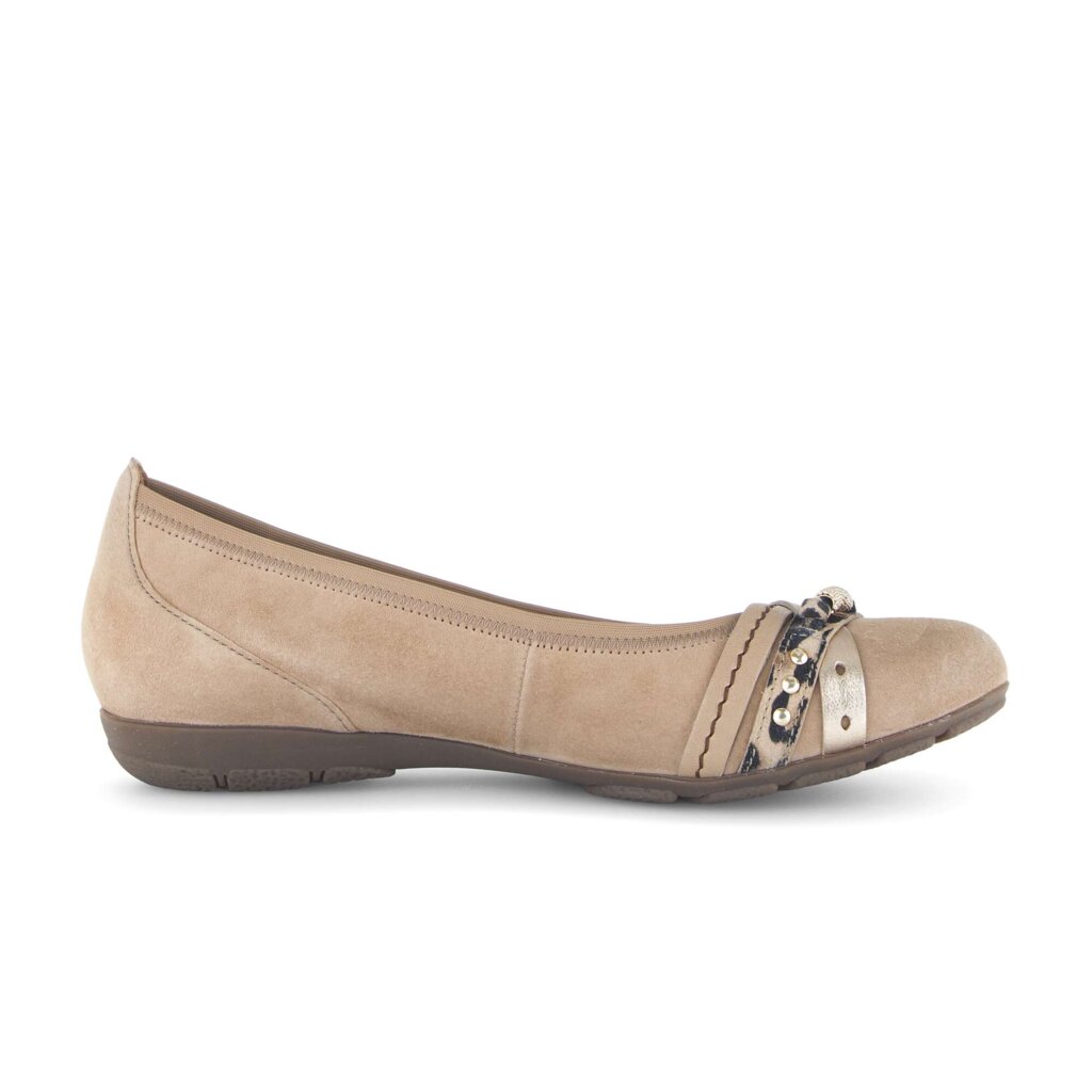 Elegante ballerina beige