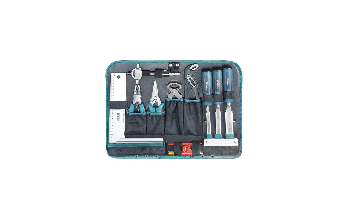 Werkzeugkoffer Pro Chrome Wood 116-teilig<br>Werkzeugkoffer für den Holzverarbeiter