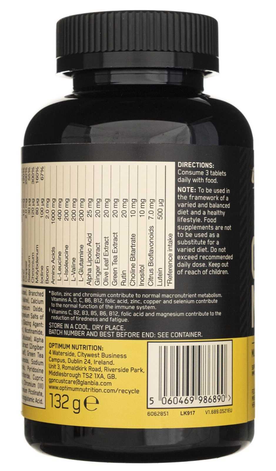 Optimum Nutrition Opti-Men 90 comprimidos