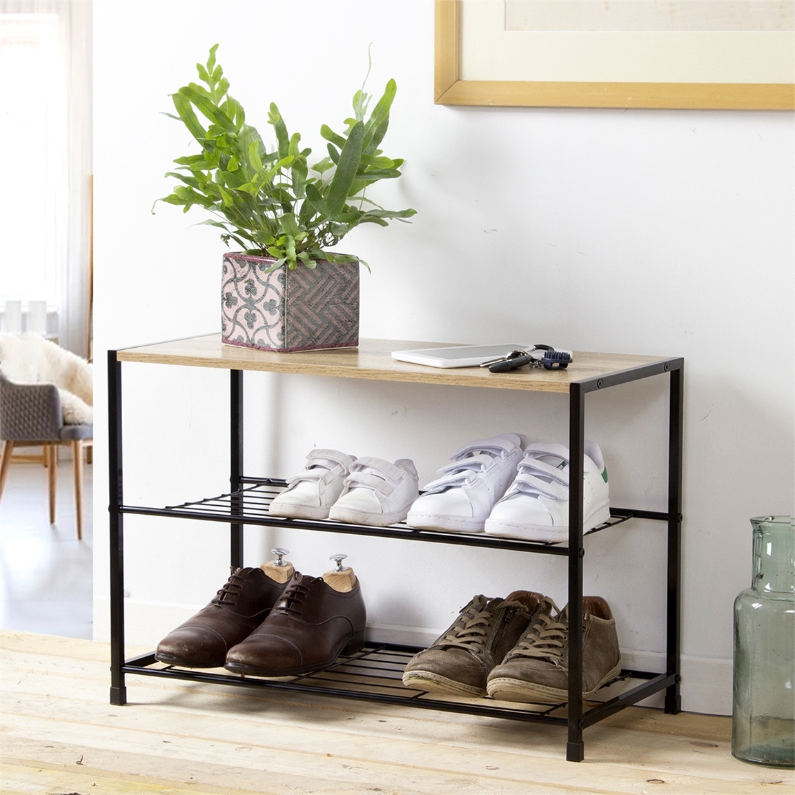 Etagère à chaussures 3 niveaux