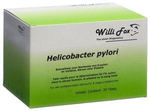 WILLI FOX Helicobacter Pylori Blut Test, 20 Stück
