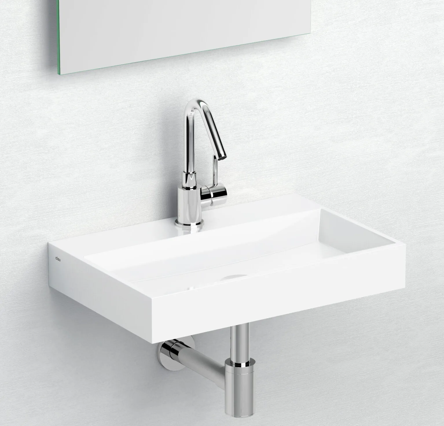 Clou Xo wastafelkraan met draaibare uitloop type 7 chroom