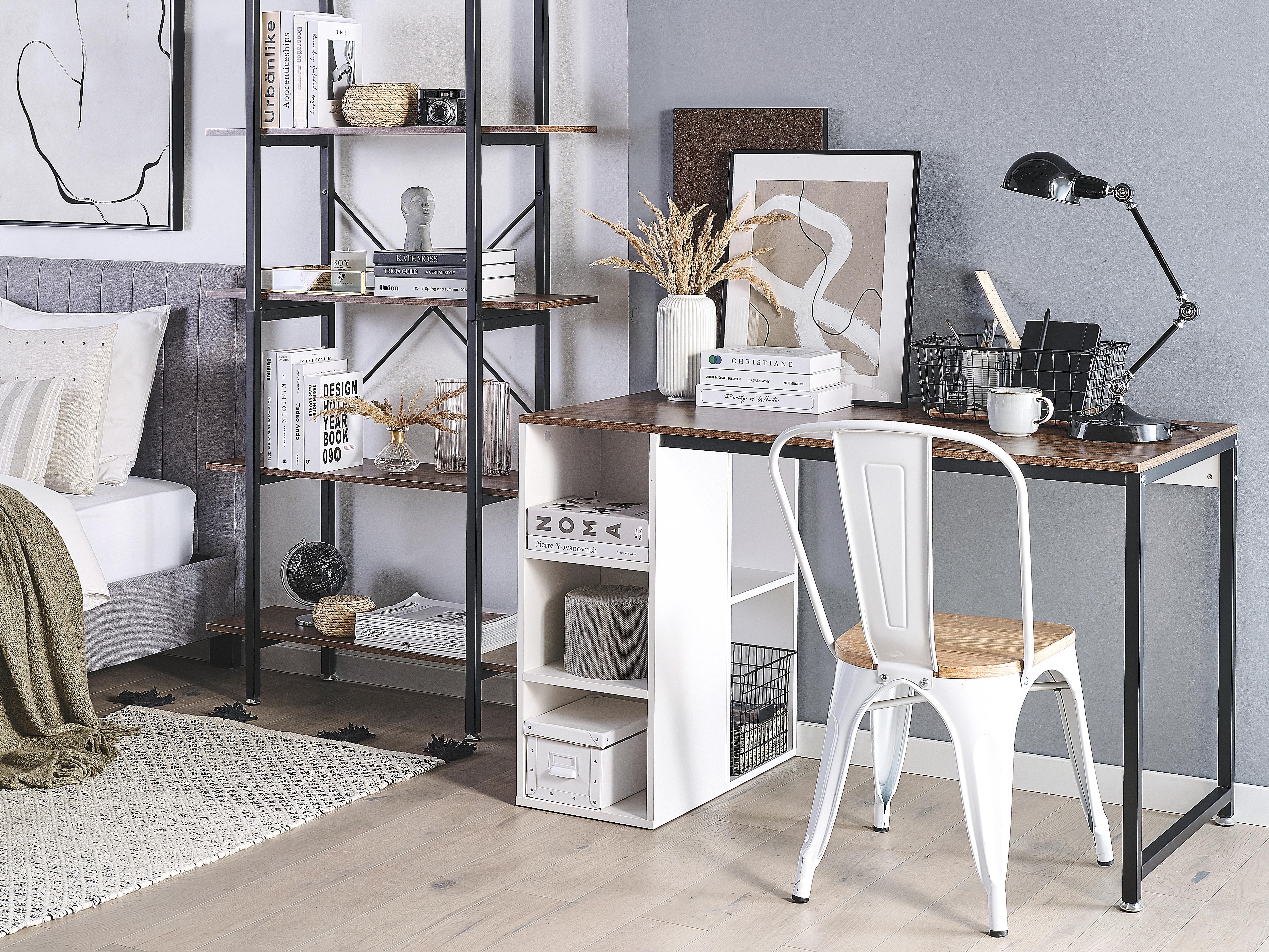 Bureau DESE Bruin/wit 120 cm 60 cm