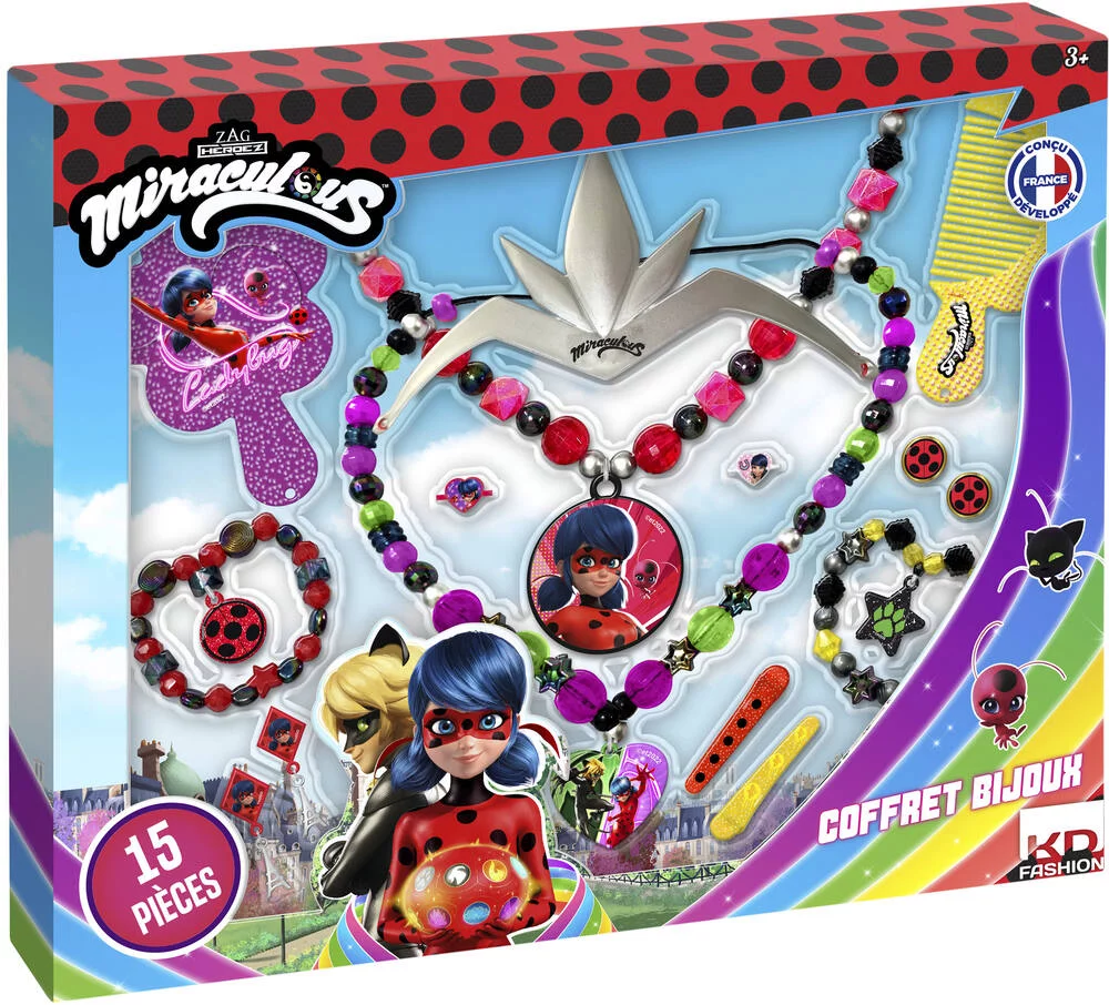 MIRACULOUS - COFFRET BIJOUX 15 PIECES
