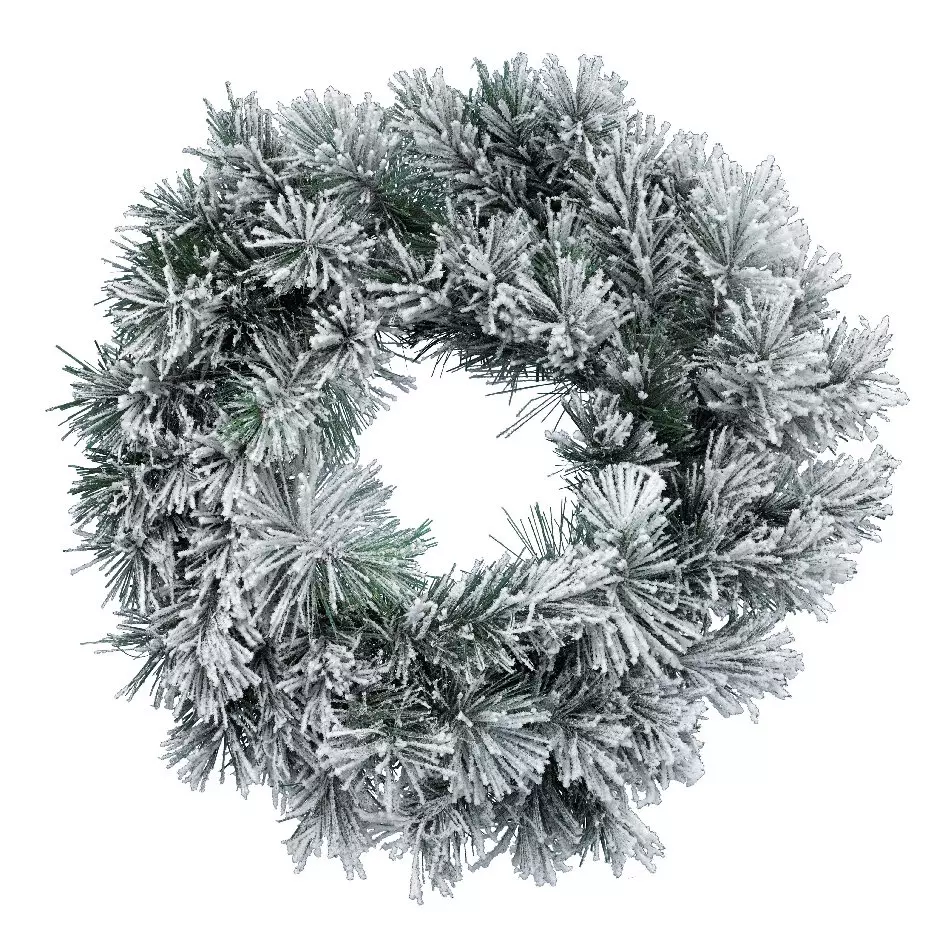 Couronne de Noël (D50 cm) Vancouver enneigé