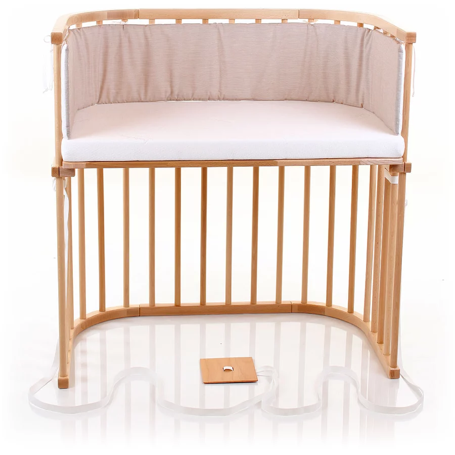 babybay Beistellbett Boxspring natur lackiert