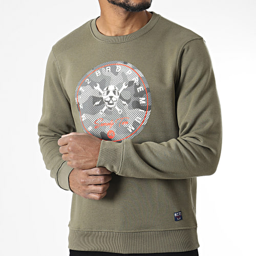 Sweat Crewneck Jaleigh Vert Kaki