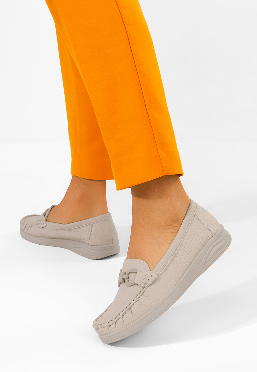 Mocassins femme kaki Cristiena