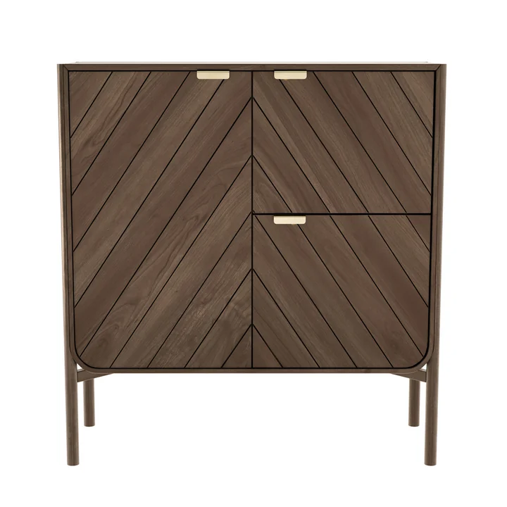 Hartô - Marius Kommode L 120 cm, Walnuss natur