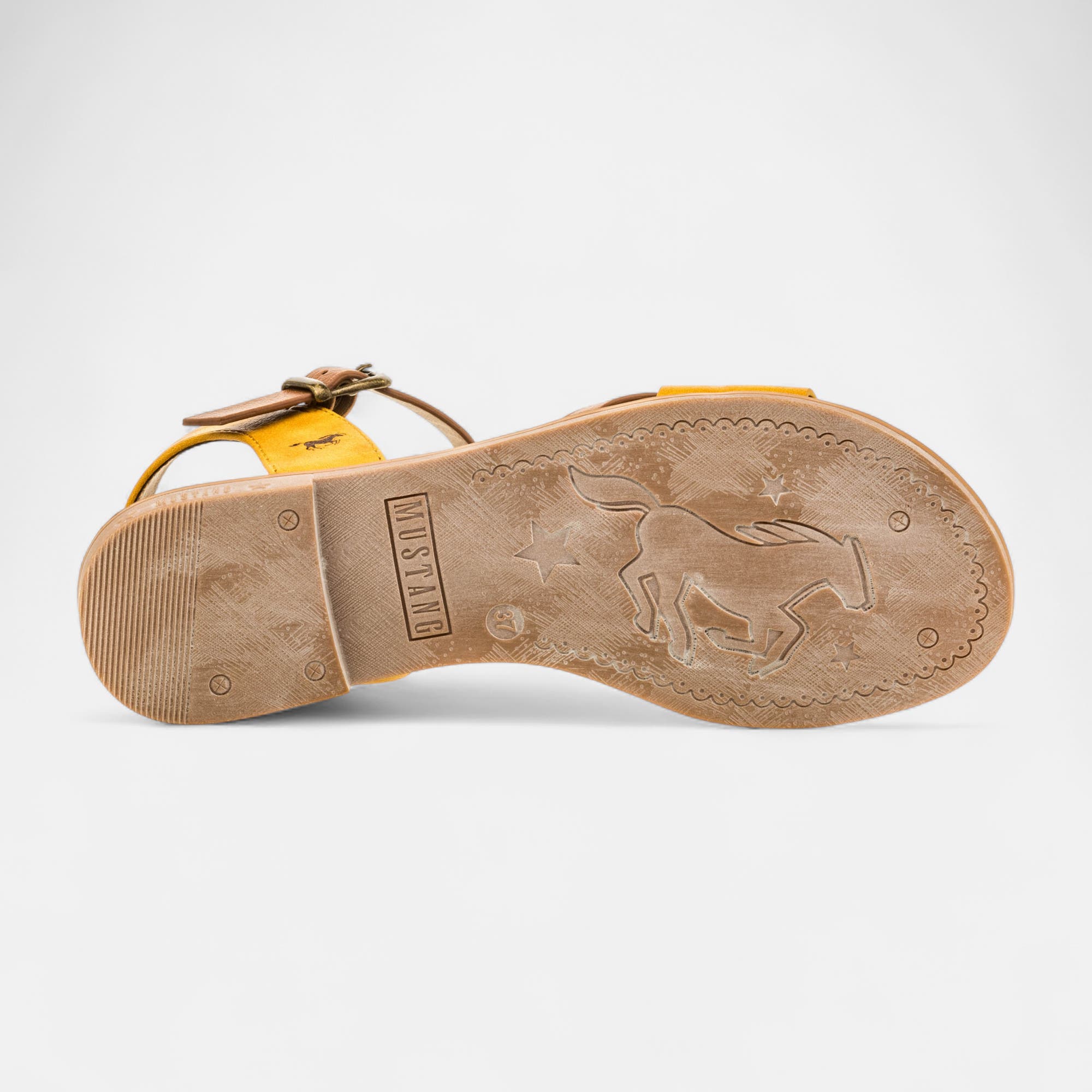 Nu-pieds Femme jaune