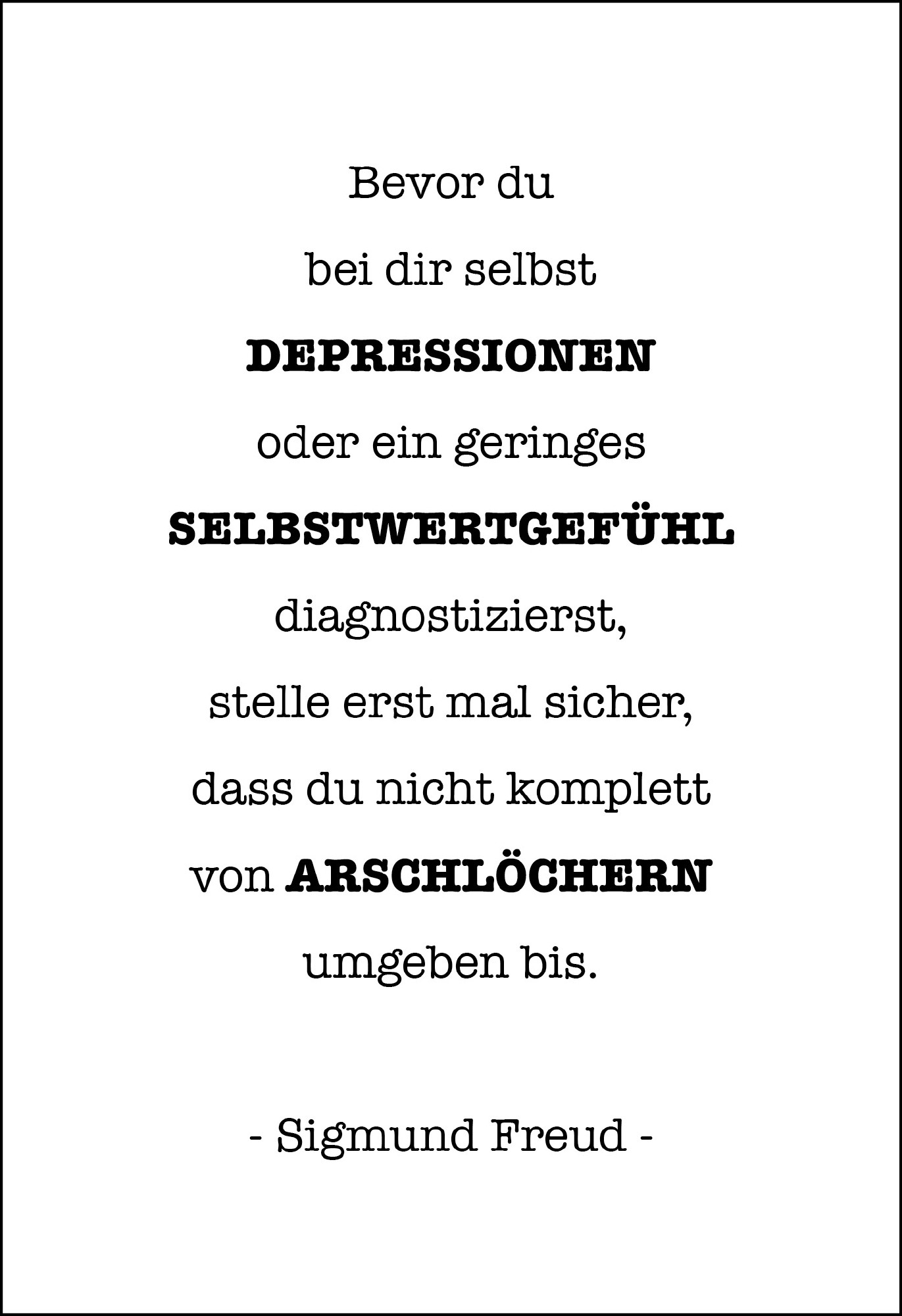 Postkarte 'Bevor du bei dir selbst...' günstig bestellen