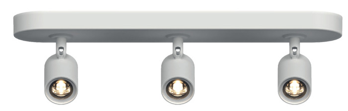 LED-skinne 3-spot hvid