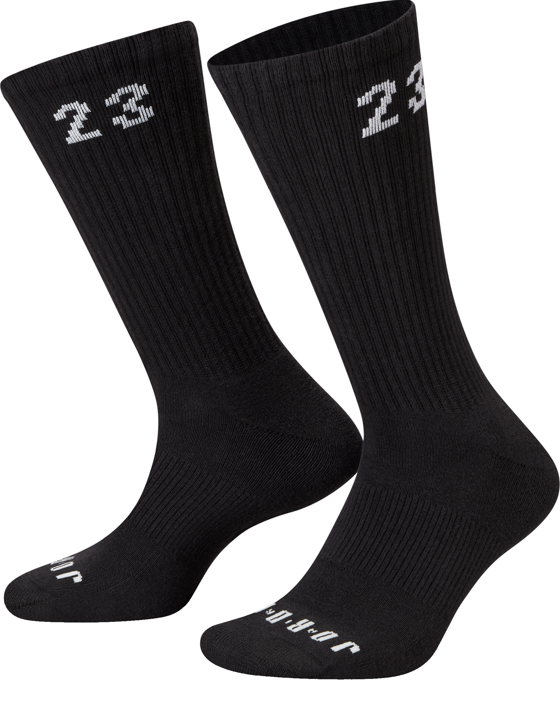 Jordan Essential Crew 3er Pack Socken Schwarz F010