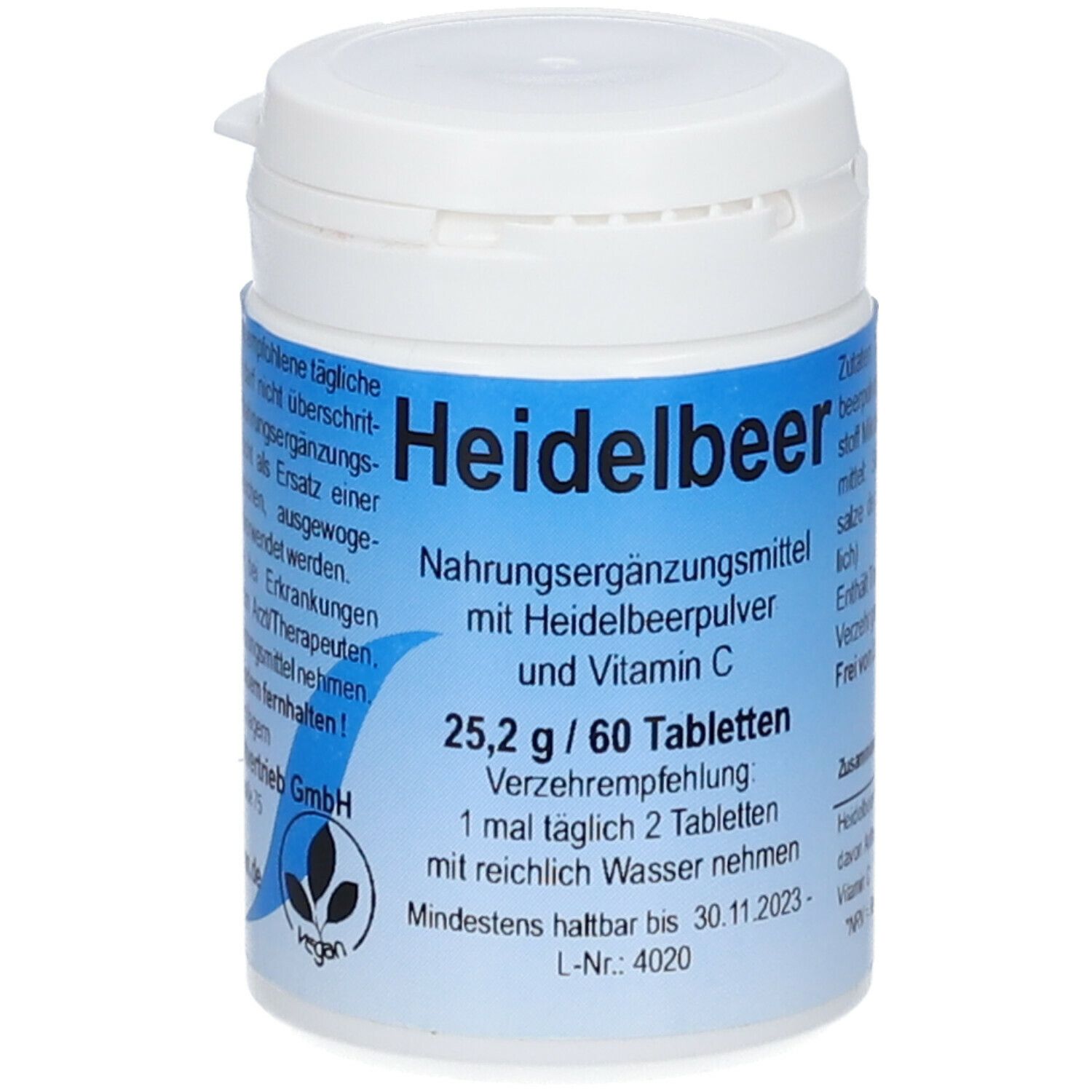 Heidelbeer Tabletten