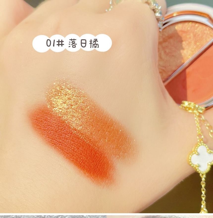 BEAUTY GLAZED - Matte & Pearl Double Effect Charm Eyeshadow - 10 tinten