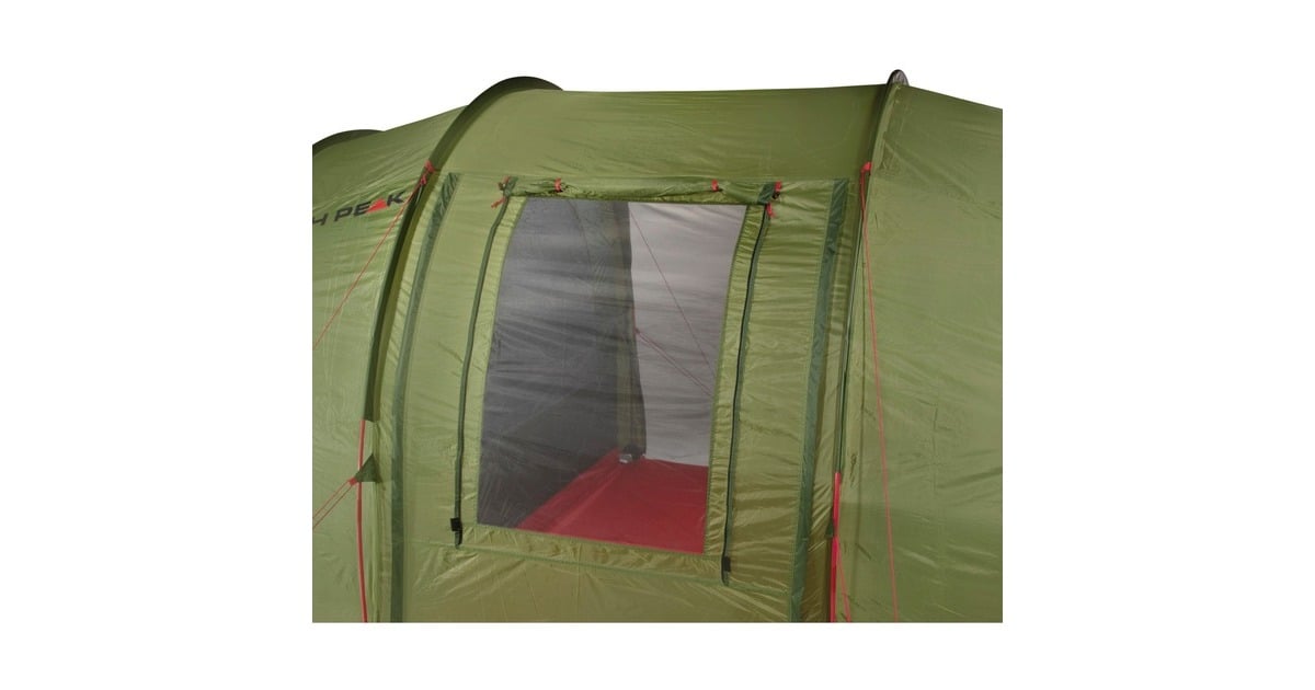 High PeakGoose 4 LW tent  (Olijfgroen/rood)