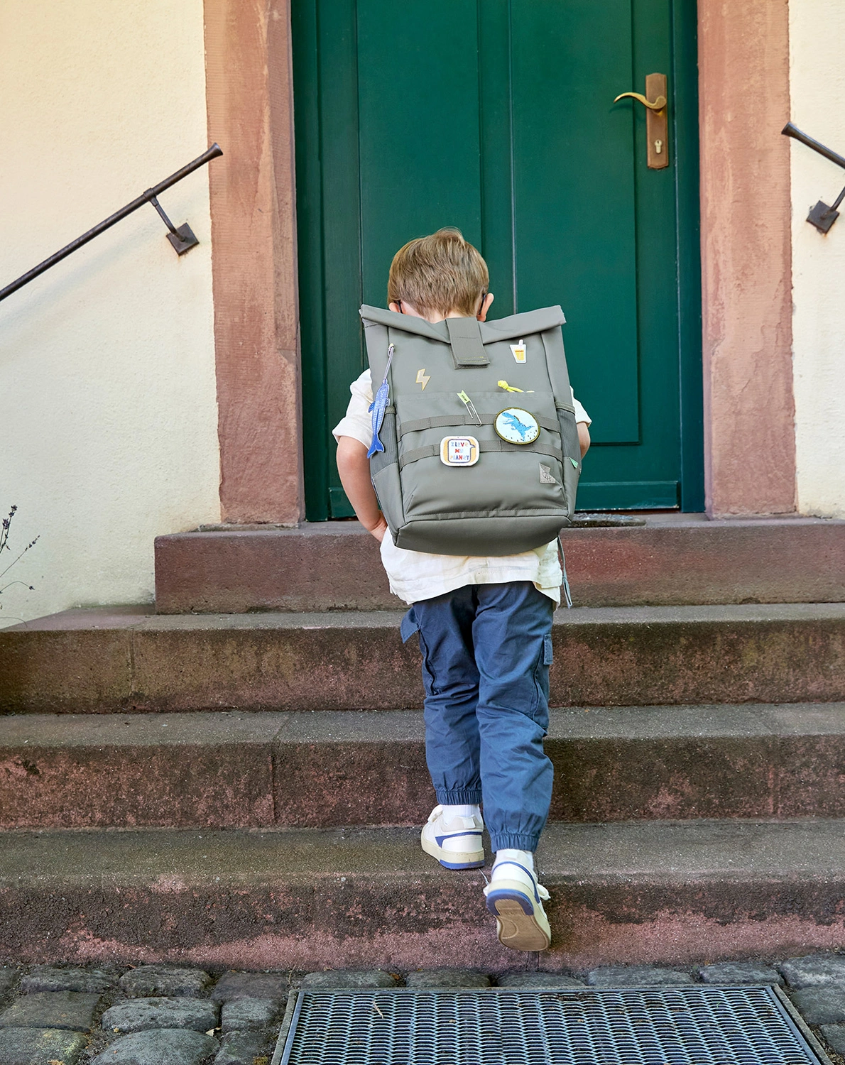 Kinderrucksack ROLLTOP (26,5x15x39) in grün