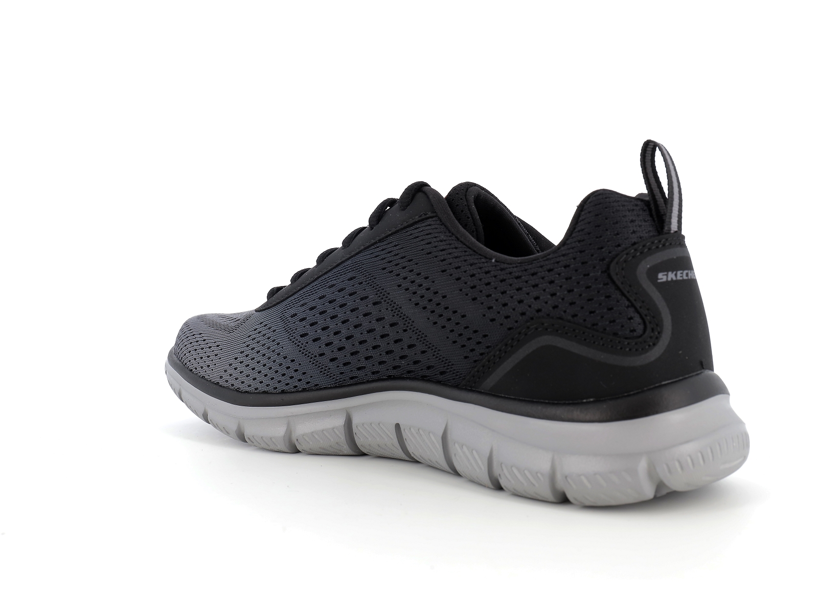 Skechers-TRACK RIPKENT Matières combinées Noir