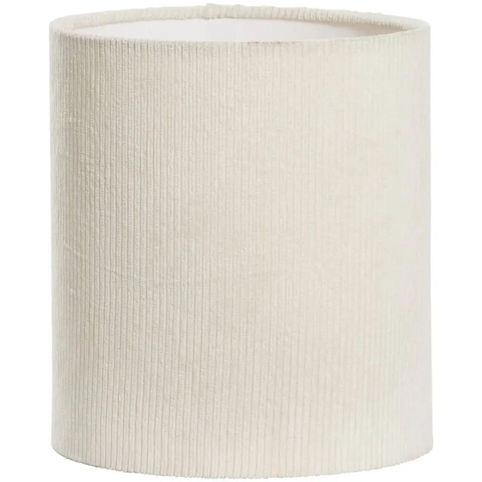 Lampenkap Liv - off-white polyester - 20xØ18 cm