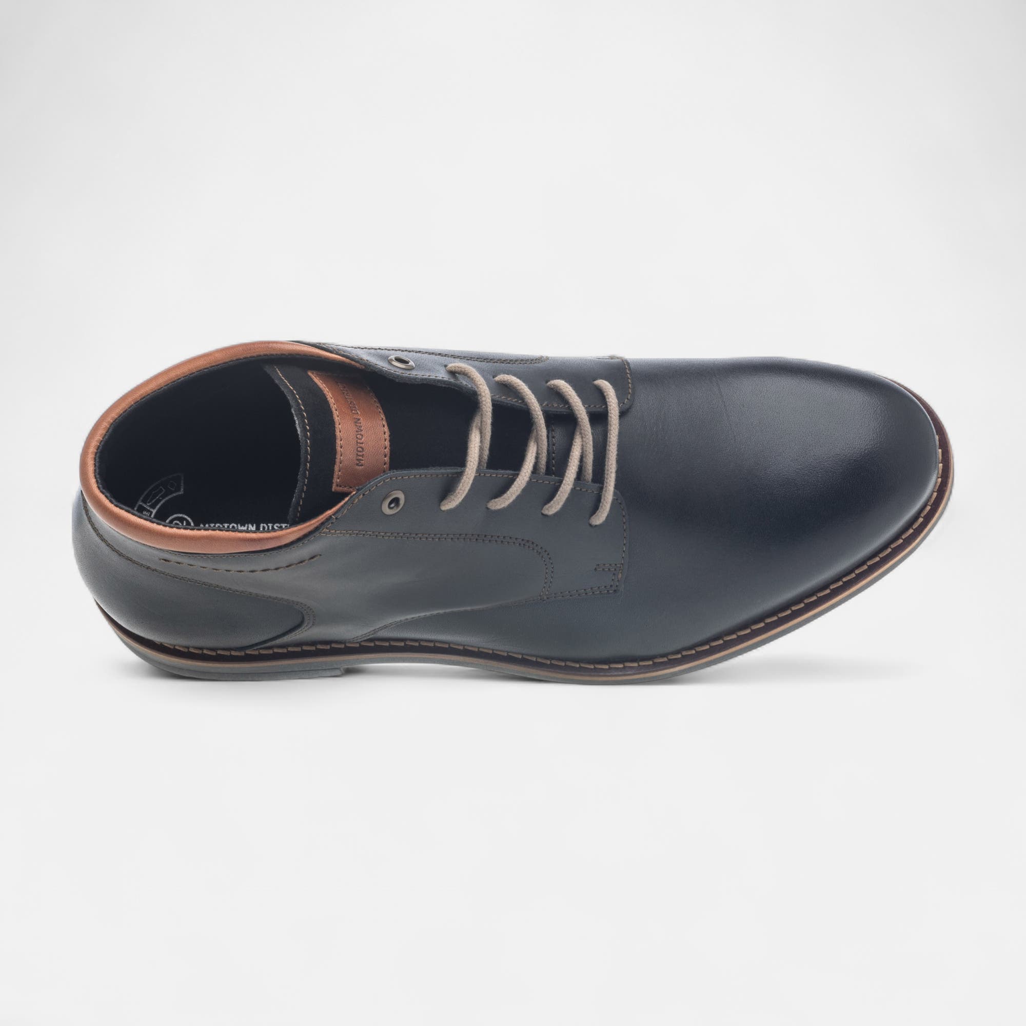 Boots Homme en cuir noir