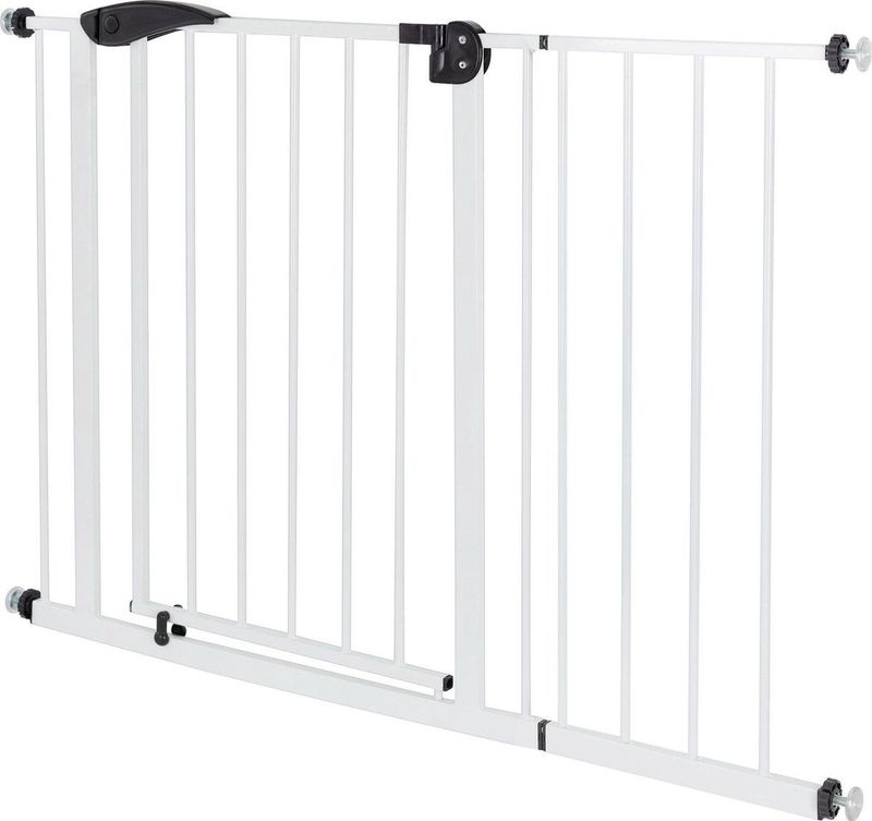 ECD Germany - Deurbeschermer - Wit - 105-115 cm - Gemaakt van Metaal