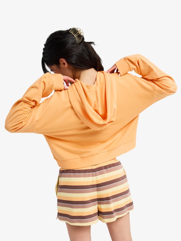 Surfing By Daylight Sweat à capuche Orange Femme