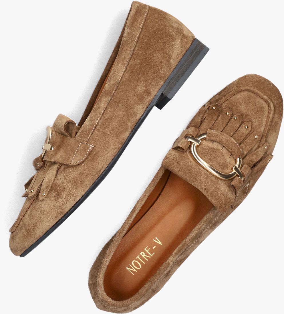 NOTRE-V camel notre-v loafers 5648