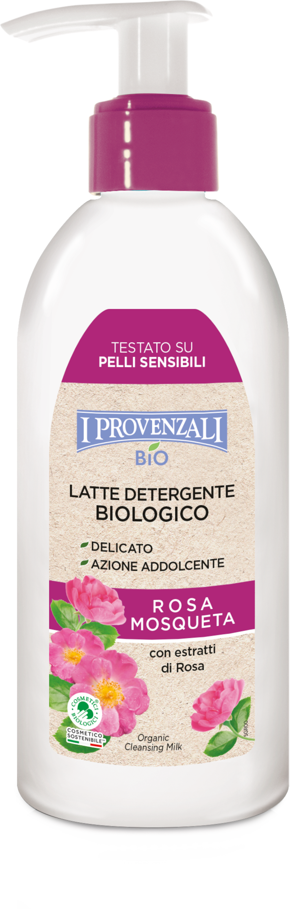 I PROVENZALI  Rosa Mosqueta Reinigungsmilch, 200 ml