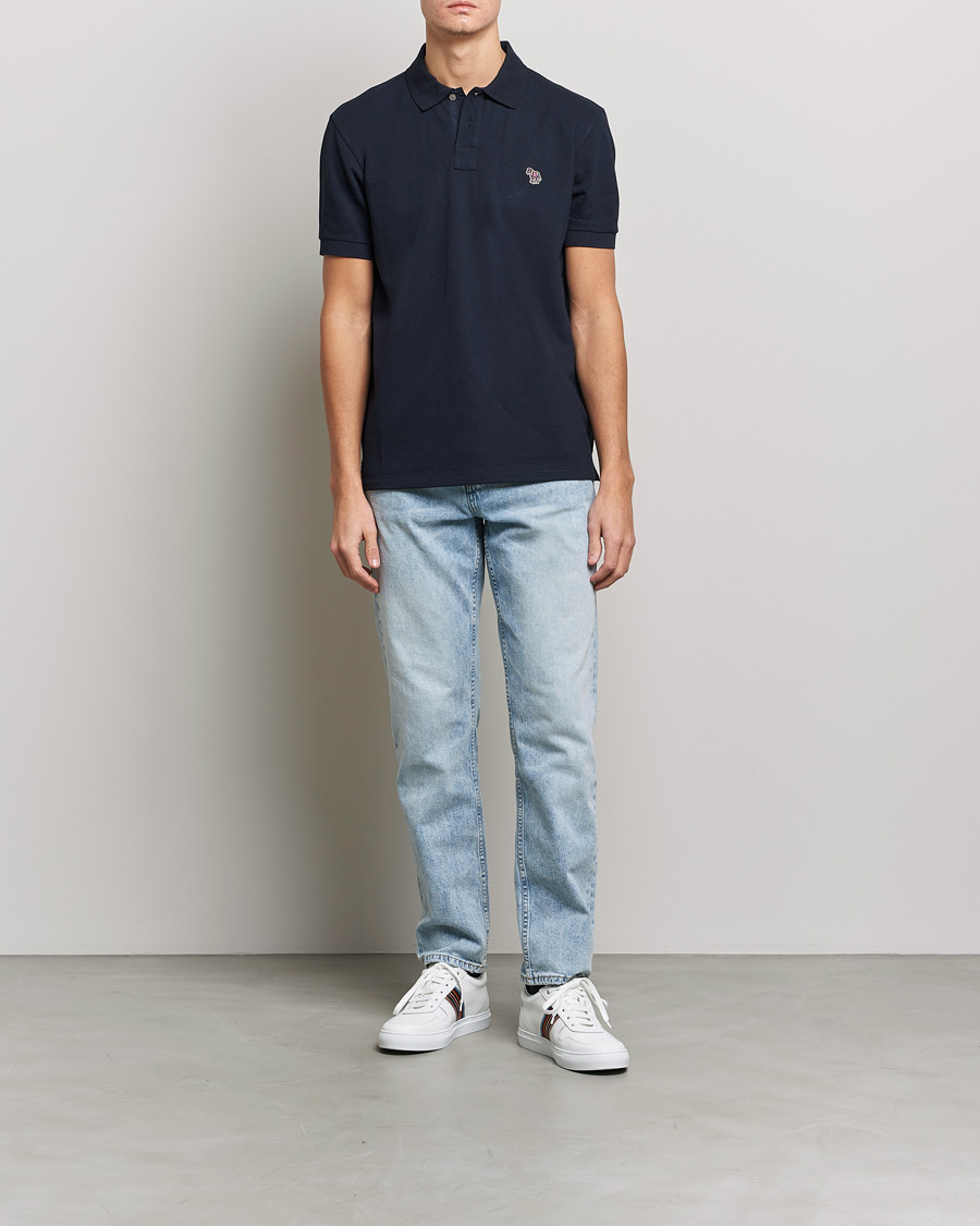 PS Paul Smith Regular Fit Zebra Polo Navy