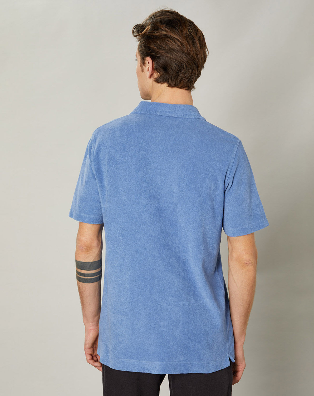 Hartford Polo en éponge chambray