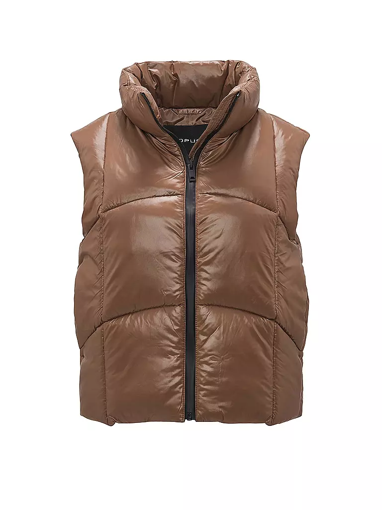 OPUS Steppgilet WOERTEL braun