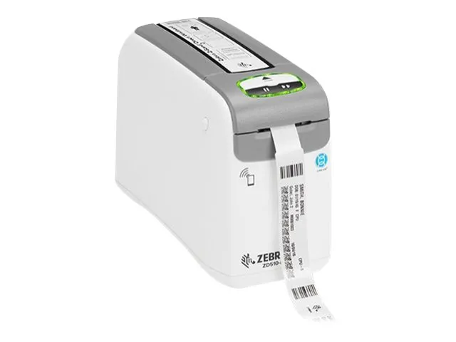 Zebra ZD510-HC - Etiketprinter - direkte termisk - Rulle (3,02 cm) - 300 dpi - op til 102 mm/sek. - USB 2.0, LAN, USB vært, Wi-Fi(ac), Bluetooth 4.0 LE