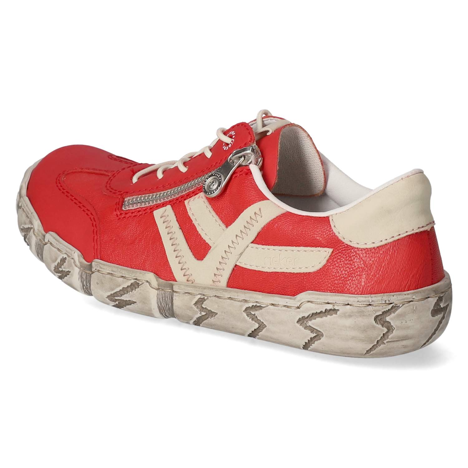 Rieker Slip On Sneaker - rot