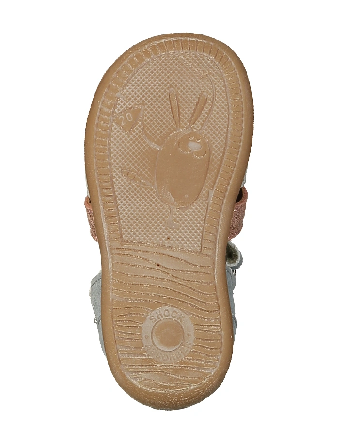 Lauflern-Sandalen CARTE MULTI GIRLY mit Zehenschutz in ice/bunt