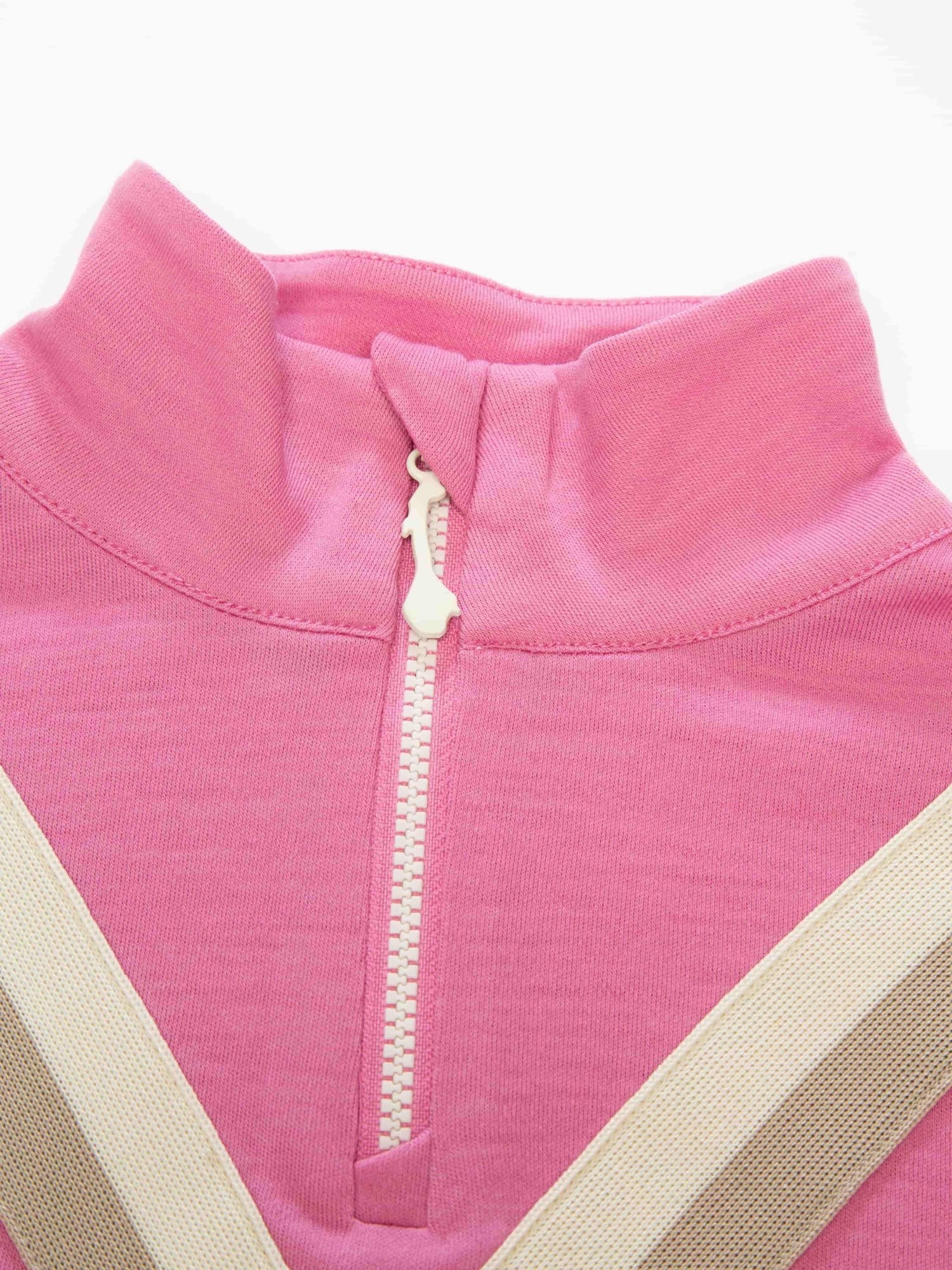 Skarslia Merino Half-Zip Junior Bubblegum