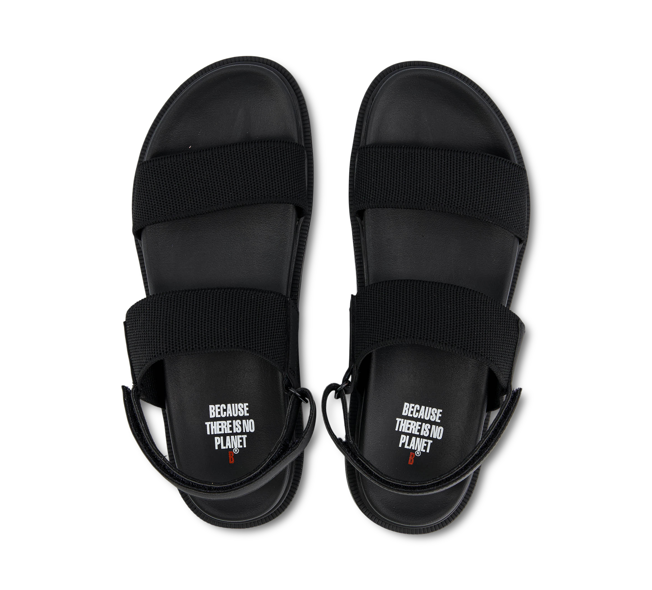 Ecoalf Riemchensandalen schwarz