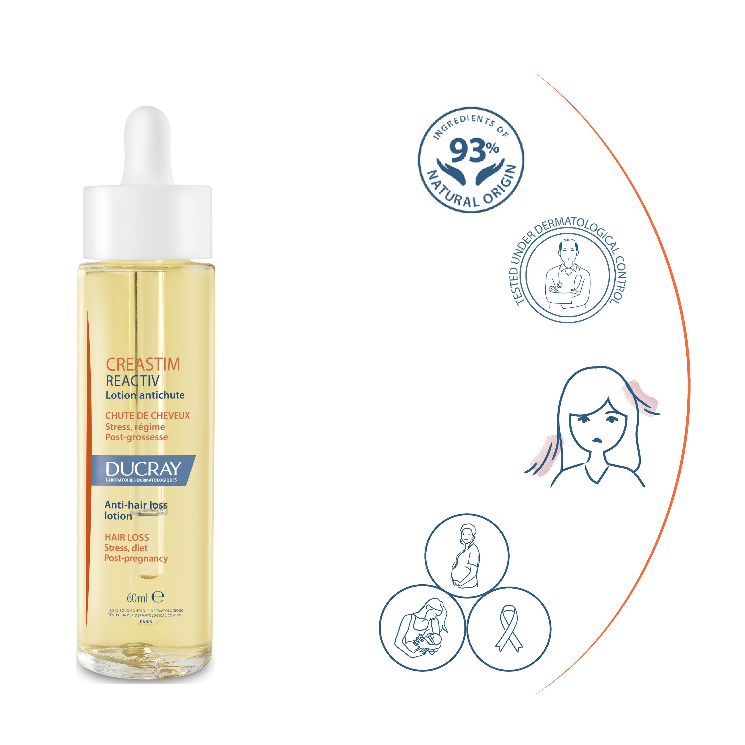 DUCRAY CREASTIM REACTIV Lotion bei Haarausfall Lot Fl 60 ml