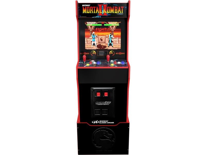 Arcade1Up Arcade-Automat Midway Legacy Edition Mortal Komba Aufrechtes Arcade-Kabinett im Mortal Kombat II Design