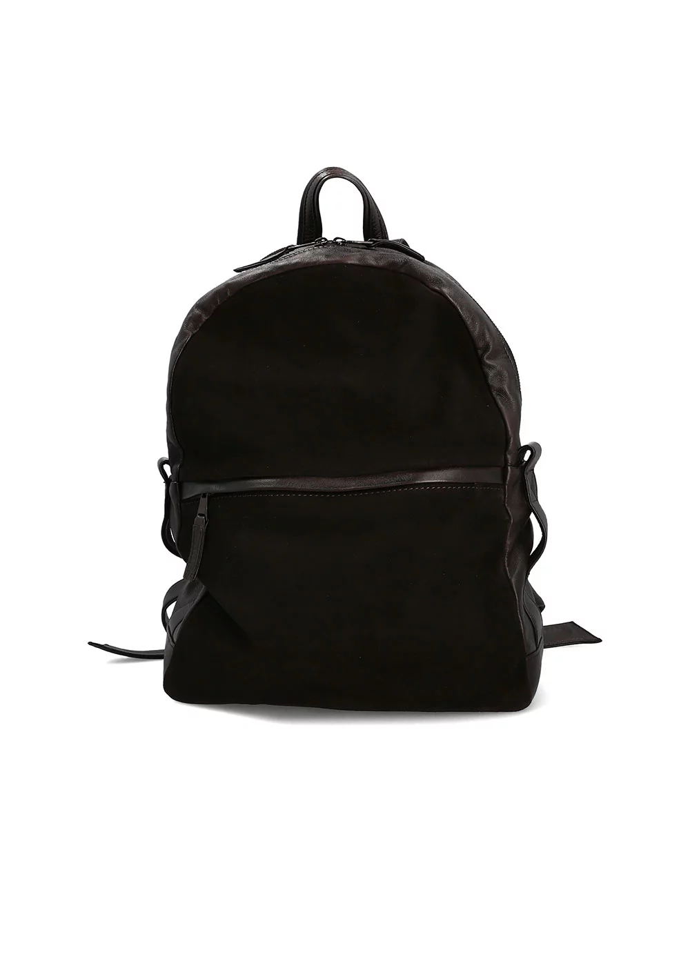 SAC A DOS GASPARD VELOURS MARRON