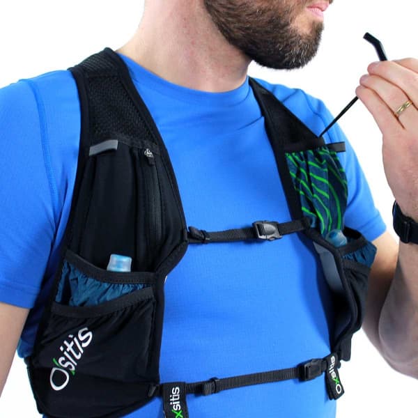 Sac trail OXSITIS ATOM 4 BLACK/WHITE/CYAN