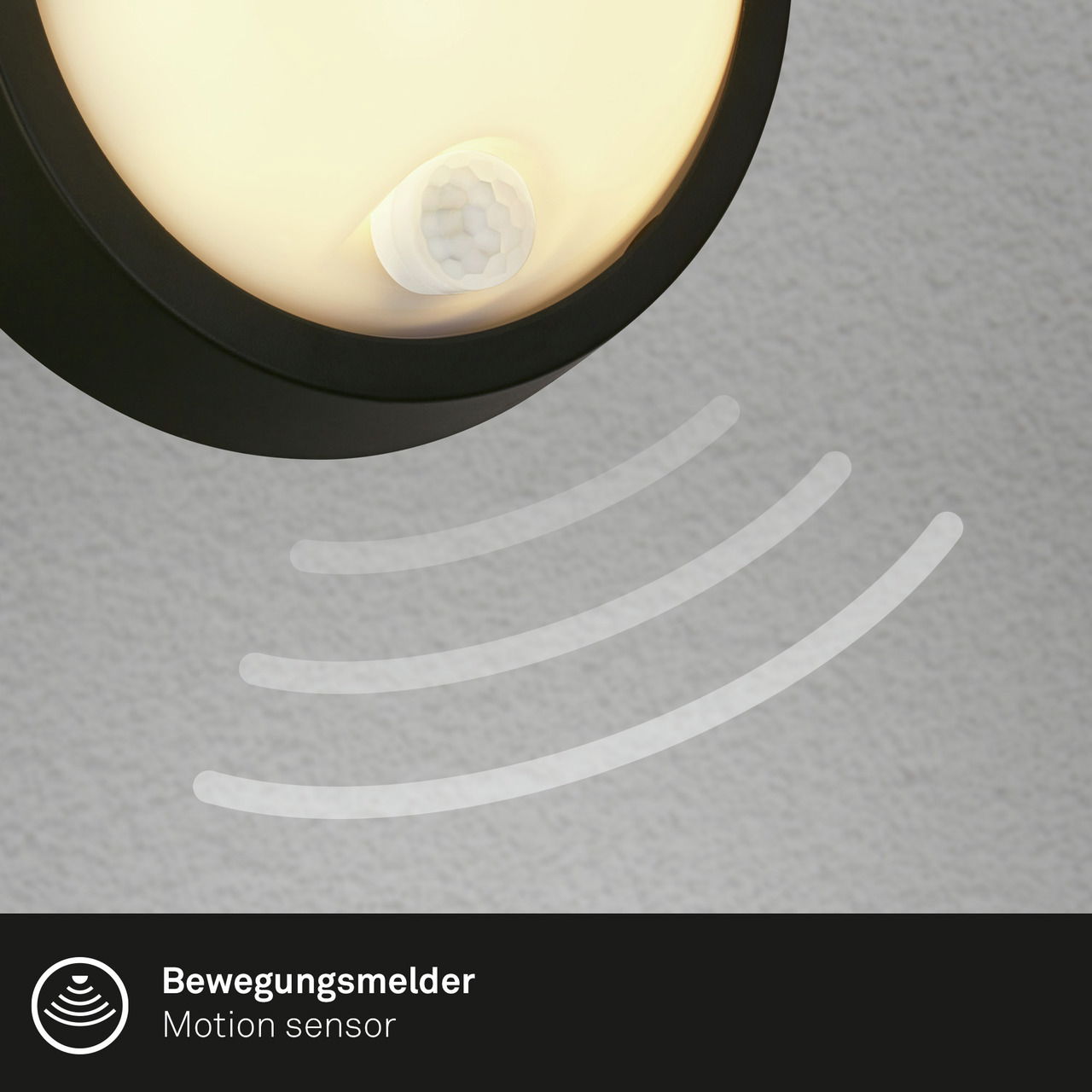 Briloner Akku-Außenwandleuchte