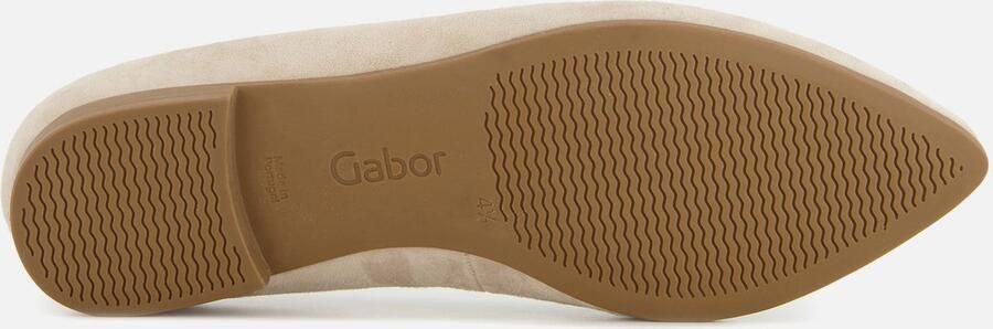 Gabor Stijlvolle Suède Loafer voor Dames Beige Dames