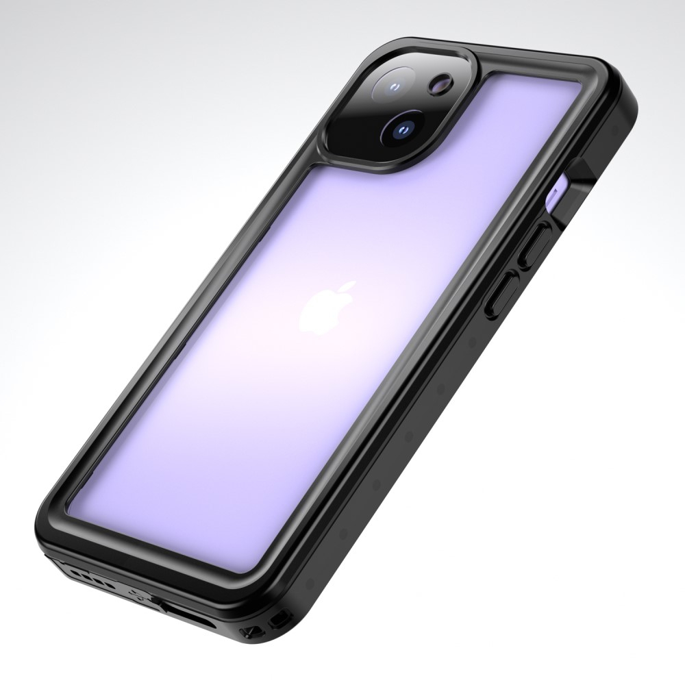 iPhone 13 Wasserfeste Outdoor Schutz Hülle (IP68) - Schwarz