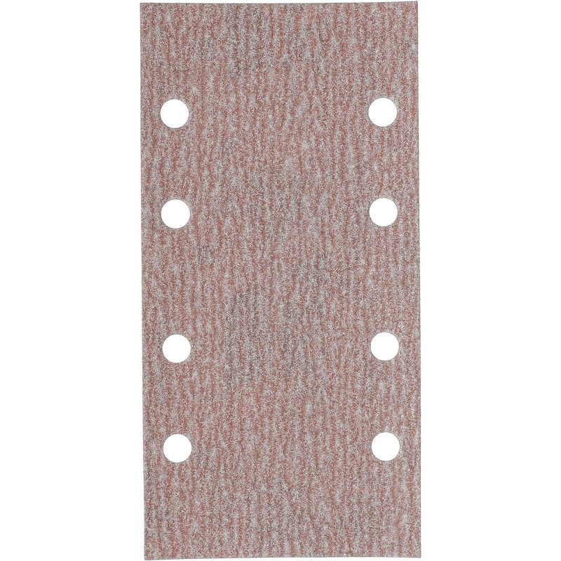 Patin auto-agrippant Norton multi-usages pour ponceuses vibrantes 93 x 185 mm - Grain 180 - Lot de 5